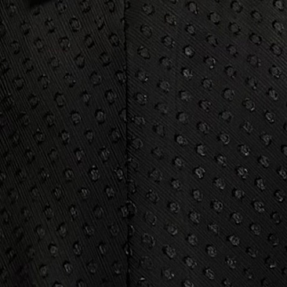 Evan Picone Black Textured Dress Sz 8 - Picture 6 of 6